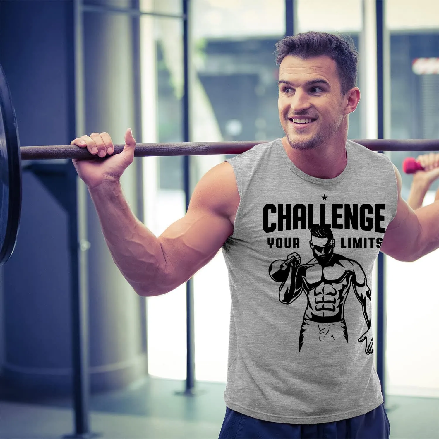Funny Gym Tank Tops Mens Sleeveless Workout Lifting Shirts Muscle Deadlift Squat