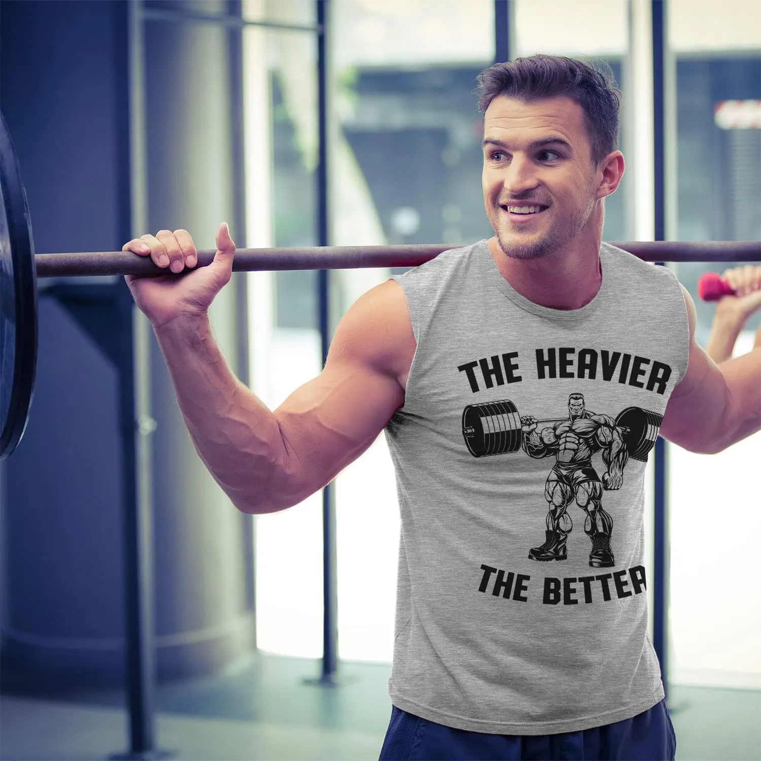 Funny Gym Tank Tops Mens Sleeveless Workout Lifting Shirts Muscle Deadlift Squat
