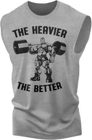 Funny Gym Tank Tops Mens Sleeveless Workout Lifting Shirts Muscle Deadlift Squat