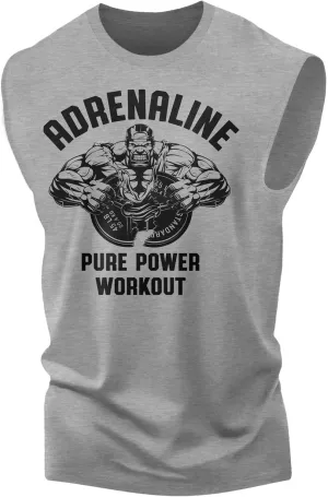 Funny Gym Tank Tops Mens Sleeveless Workout Lifting Shirts Muscle Deadlift Squat