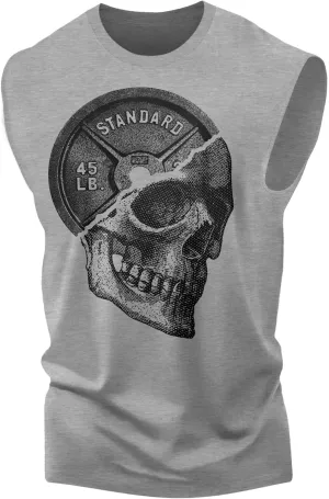 Gymish Lifestyle Graphic Gym Muscle Tank Tops for Men  Funny Sleeveless Workout Lifting Shirts