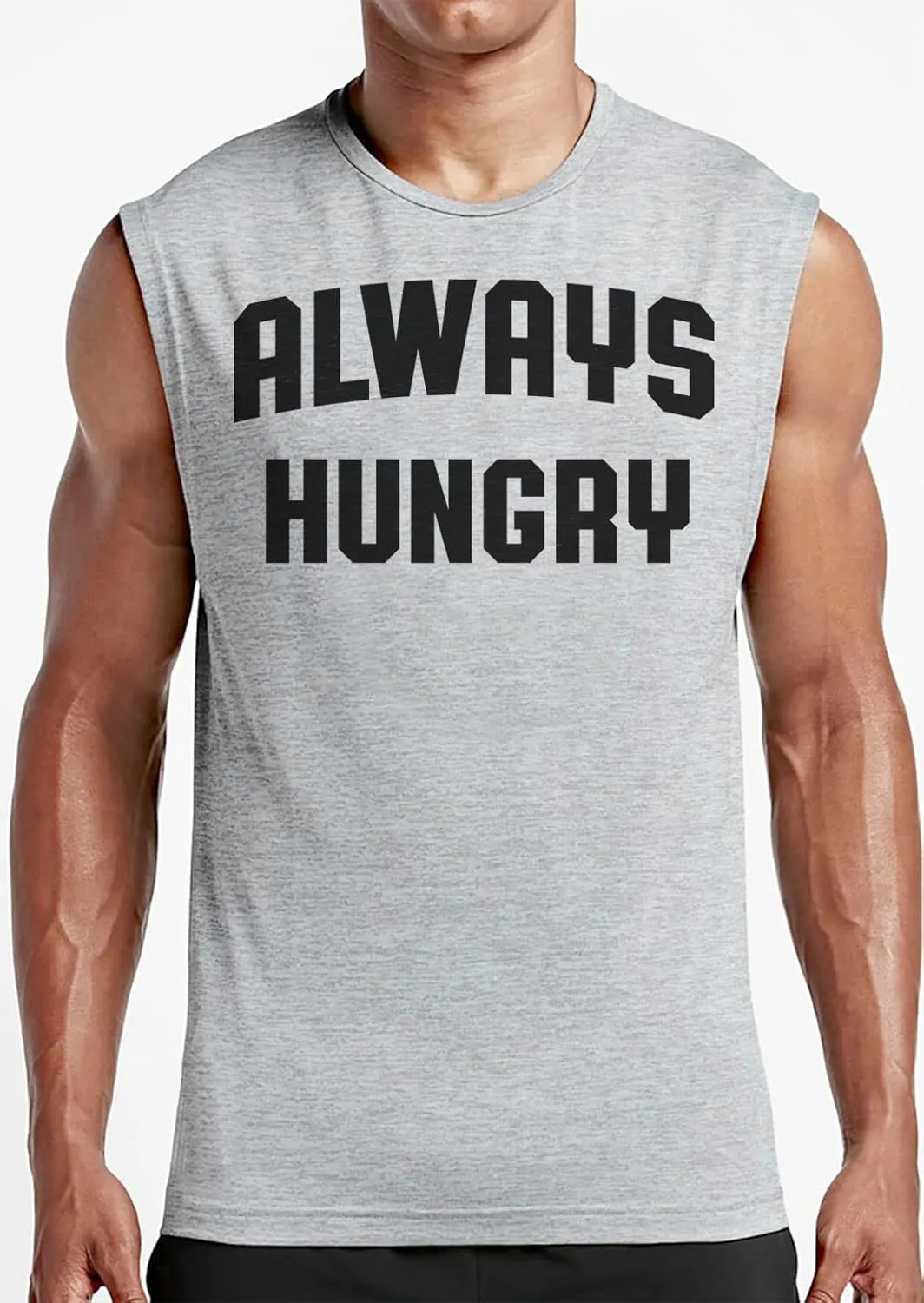 Gymish Lifestyle Graphic Gym Muscle Tank Tops for Men  Funny Sleeveless Workout Lifting Shirts