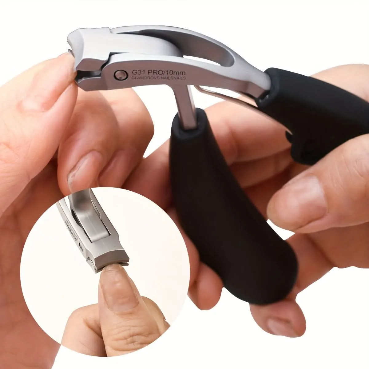 Heavy-Duty Stainless Steel Toenail Clippers