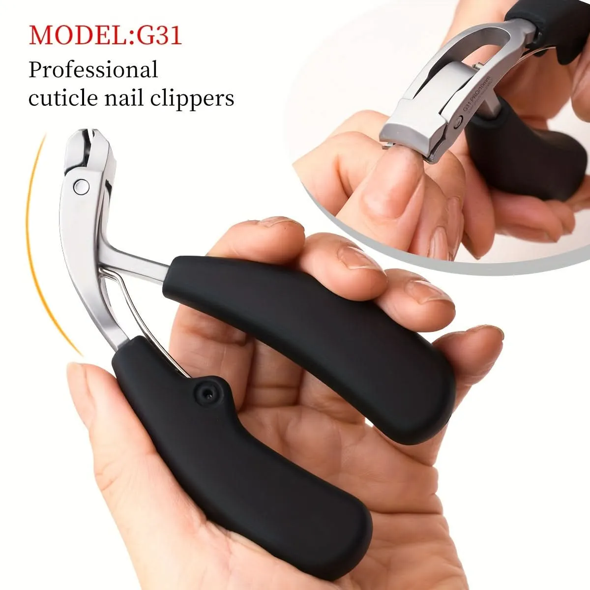 Heavy-Duty Stainless Steel Toenail Clippers