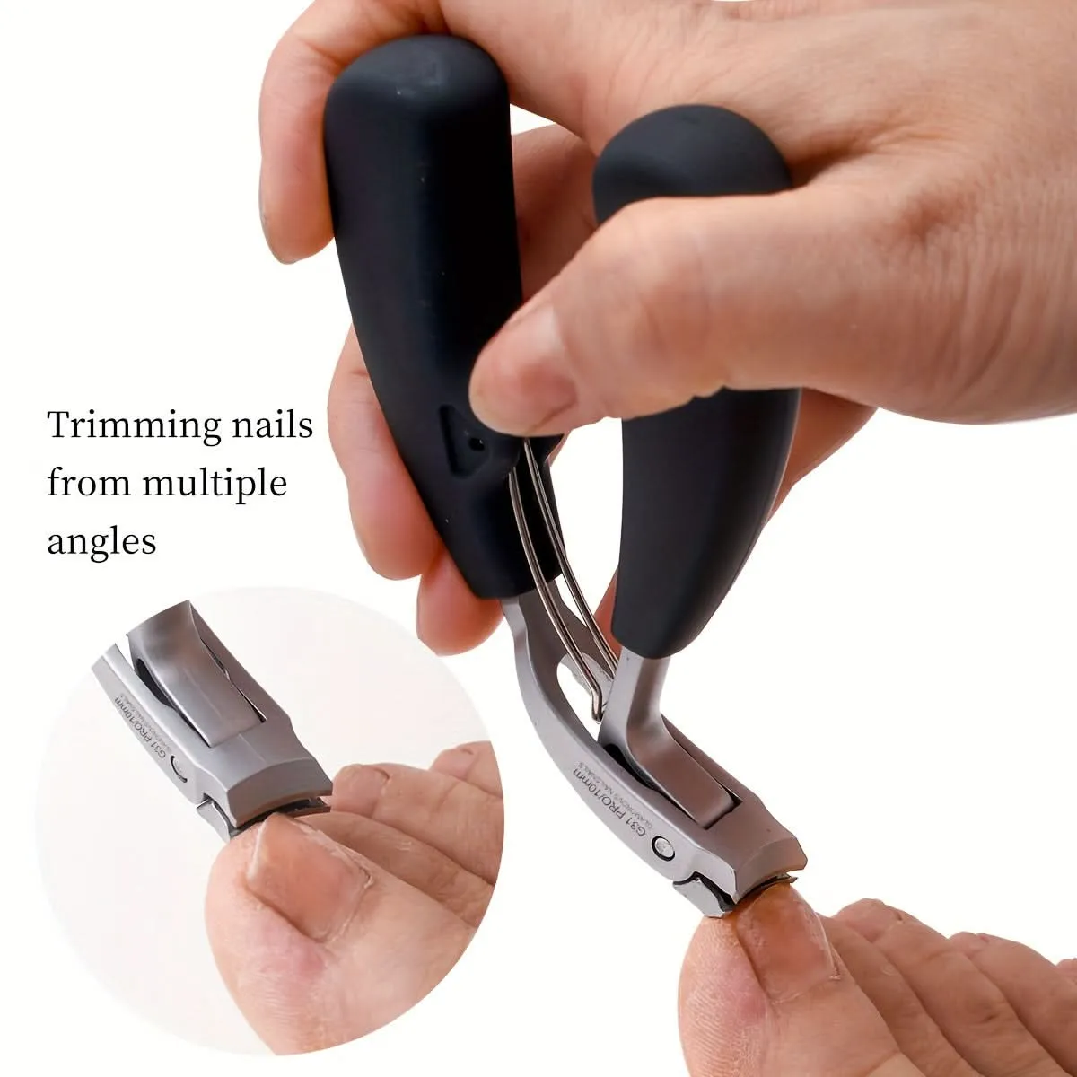 Heavy-Duty Stainless Steel Toenail Clippers