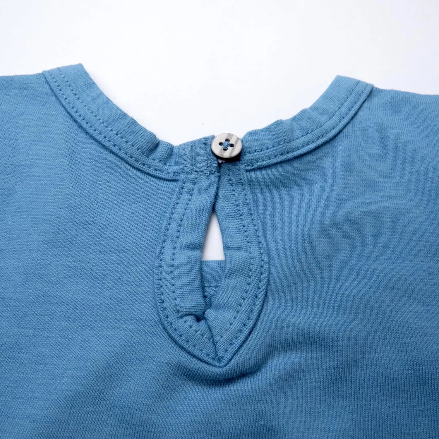 HonestBaby 5-Pack Puff Sleeve T-Shirts 100% Organic Cotton Baby, Toddler, Little Kid, Girl