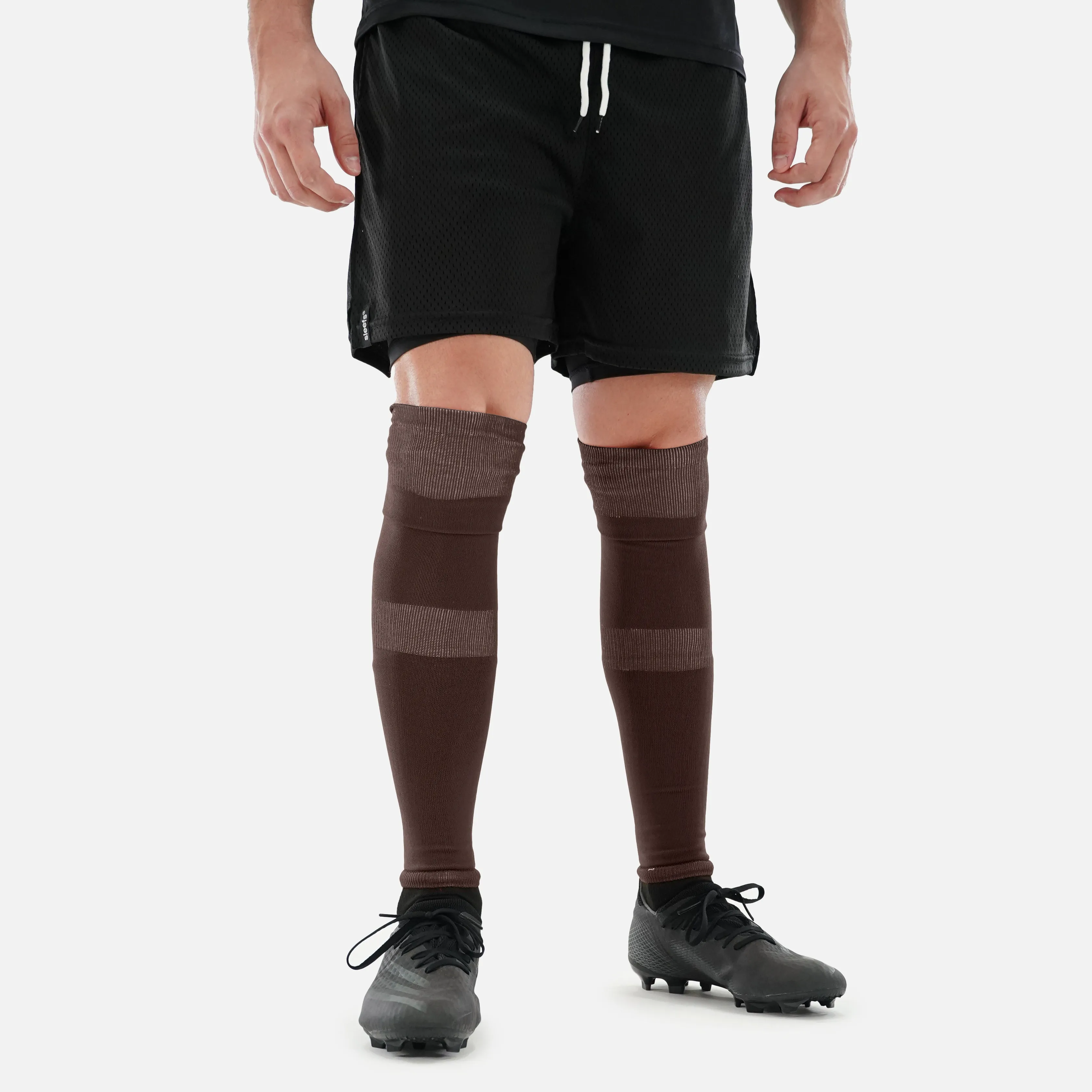 Hue Brown Soccer Leg Sleeves