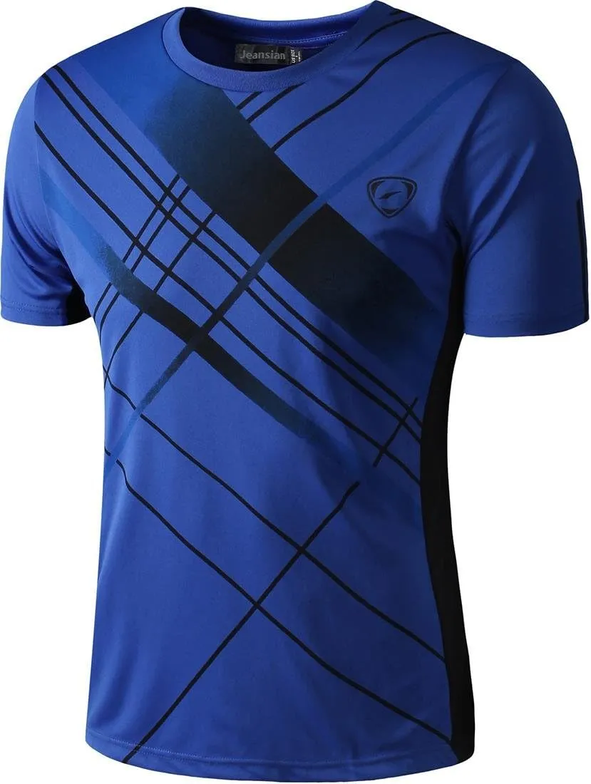 jeansian Boy's Quick Dry Fit Sport Short Sleeve Breathable T-Shirt Tee Shirt Tshirt Tops Tennis Golf Bowling LBS701