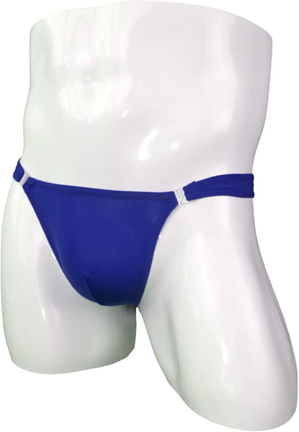 JEsilunmaMY Mens Ice Silk Bikini Briefs Low Waist Translucent Bulge Thong Underwear Breathable T-Back Sexy Panties Underpants