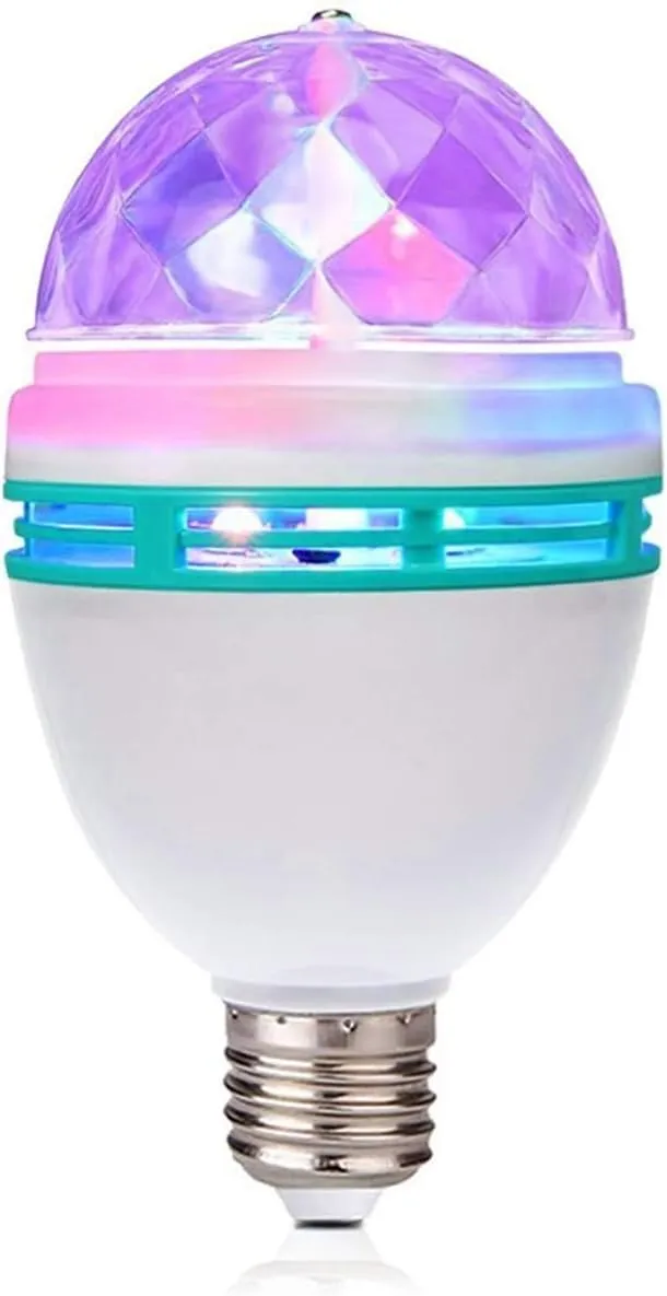 LED Mini Rotating Party Lightbulb