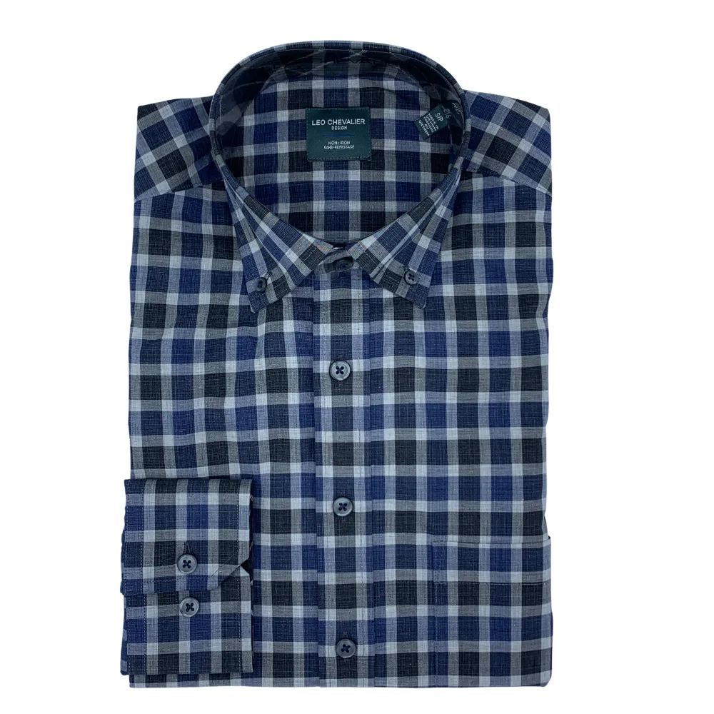 Leo Chevalier Long Sleeve 100% Cotton Non-Iron -521485 1798