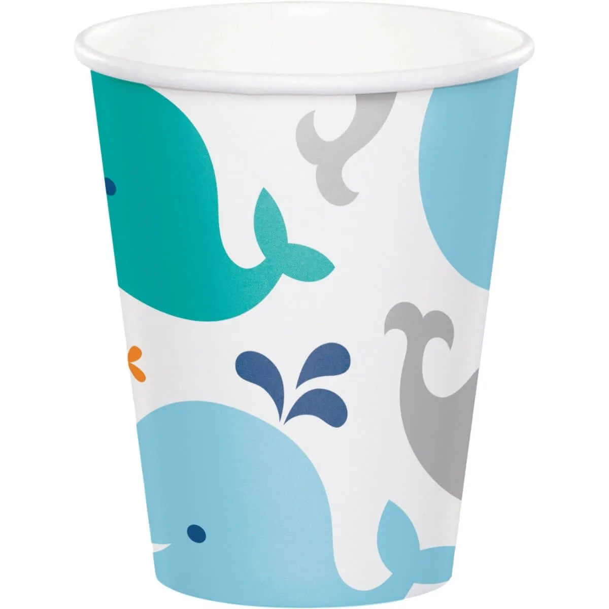 Lil' Spout - 9oz Blue Baby Whale Cups (8ct)