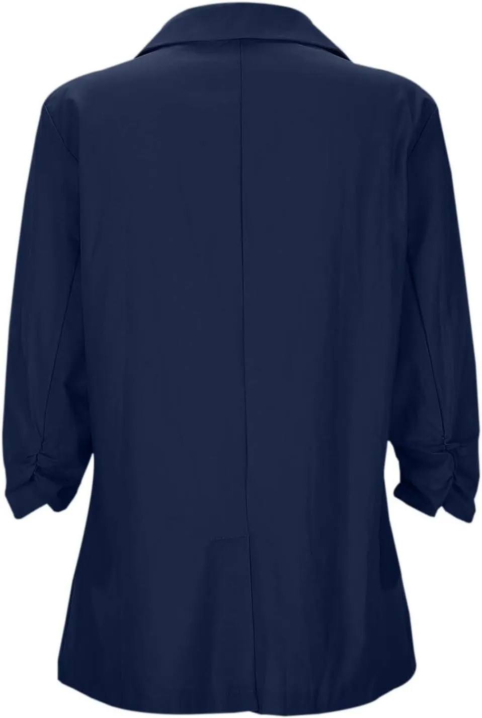 Linen Blazer for Women 3/4 Sleeve Cargdigan 2024 Fall Fashion Outfits Business Coats Work Office Suit Jackets with Pockets