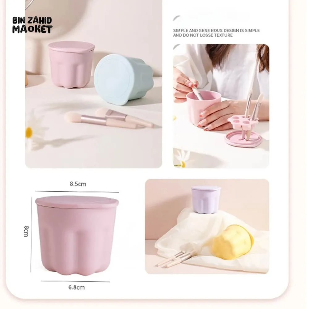 MAKEUP BRUSHES CLEANER CUP