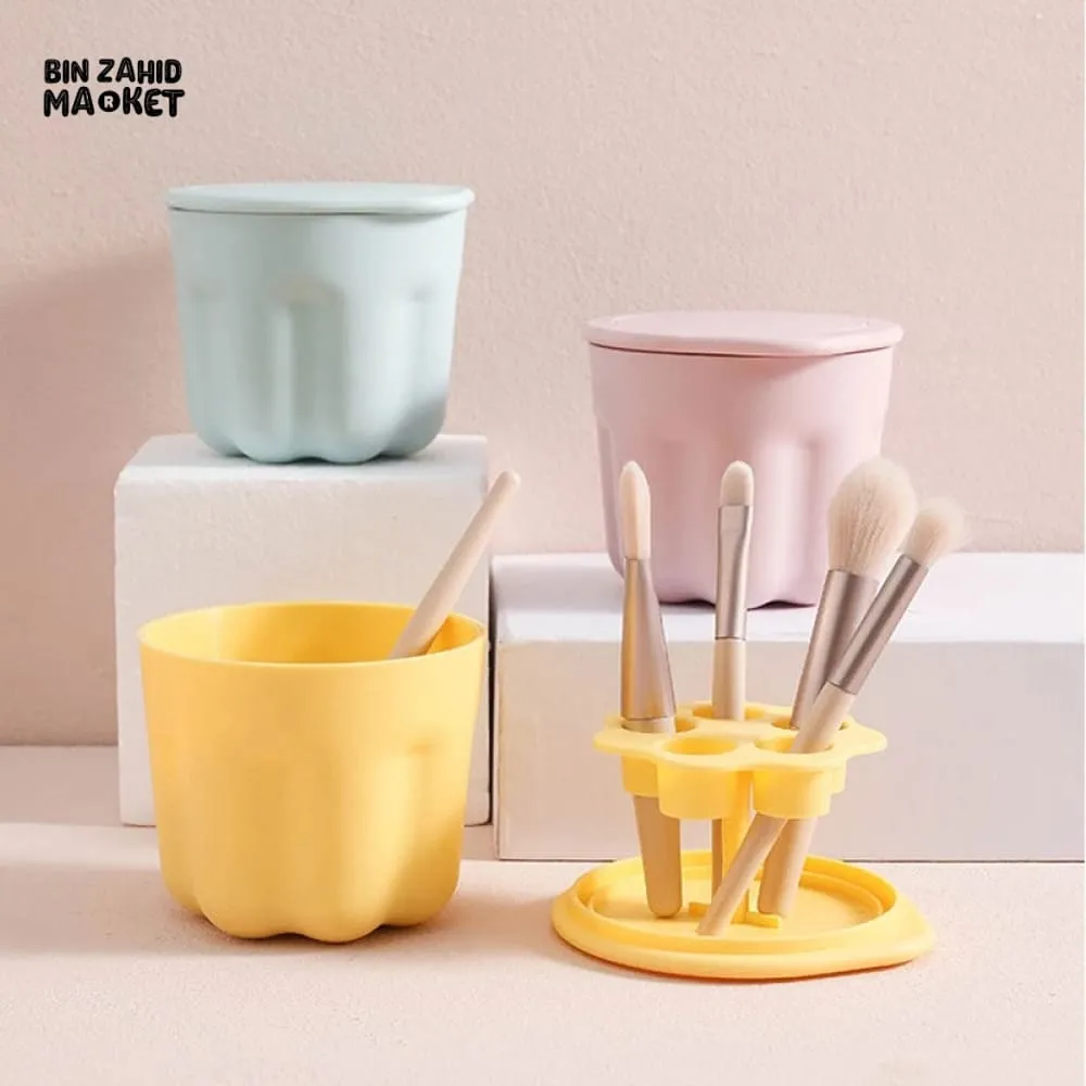 MAKEUP BRUSHES CLEANER CUP