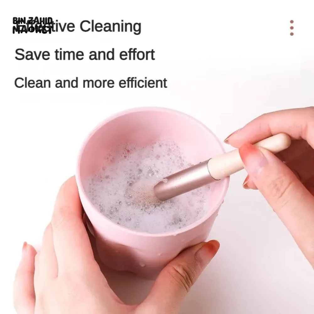 MAKEUP BRUSHES CLEANER CUP