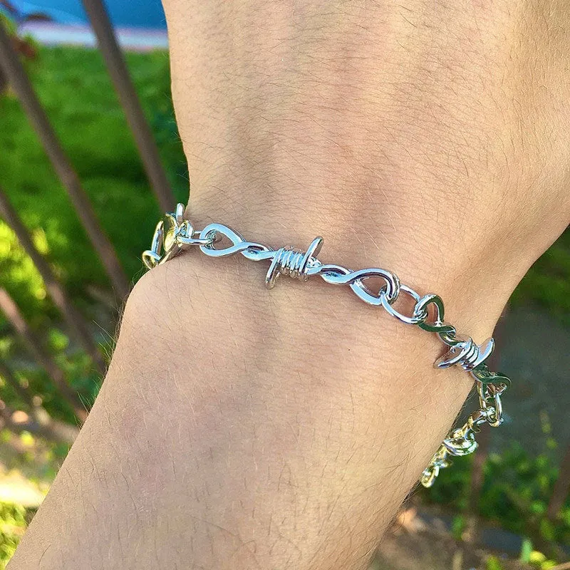 Mango Thorn Thorn Bracelet Unisex Cool