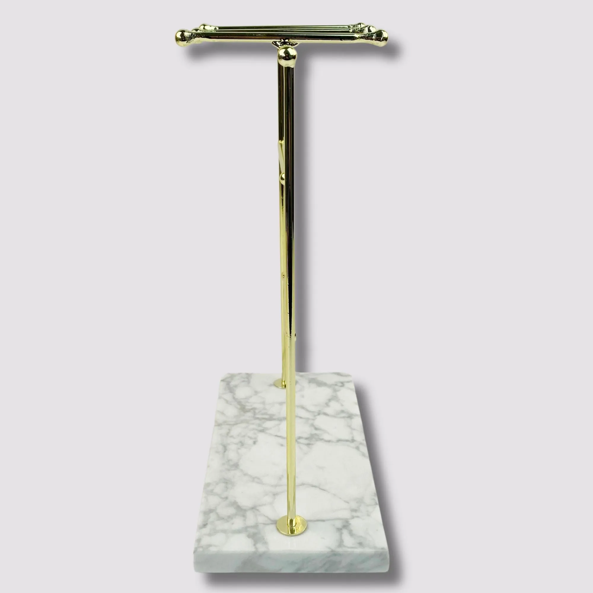 Marble & Gold Large Jewellery Tree Stand