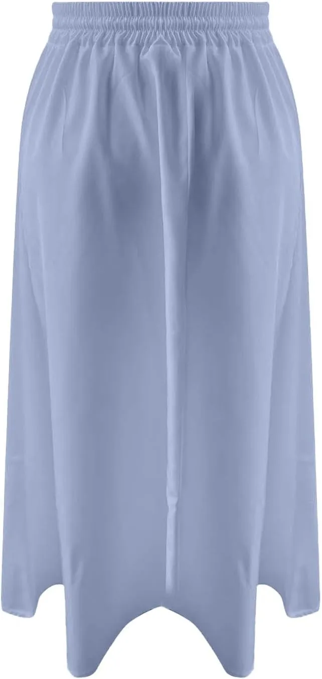 Maxi Skirts for Women 2025 Elegant Boho Pleated Skirt Elastic High Waisted Casual Summer Pockets A Line Dresses Outfits