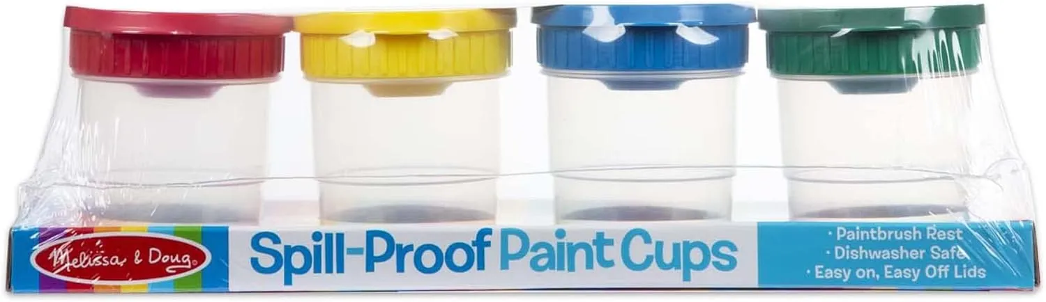 Melissa & Doug - Spill-Proof Paint Cups