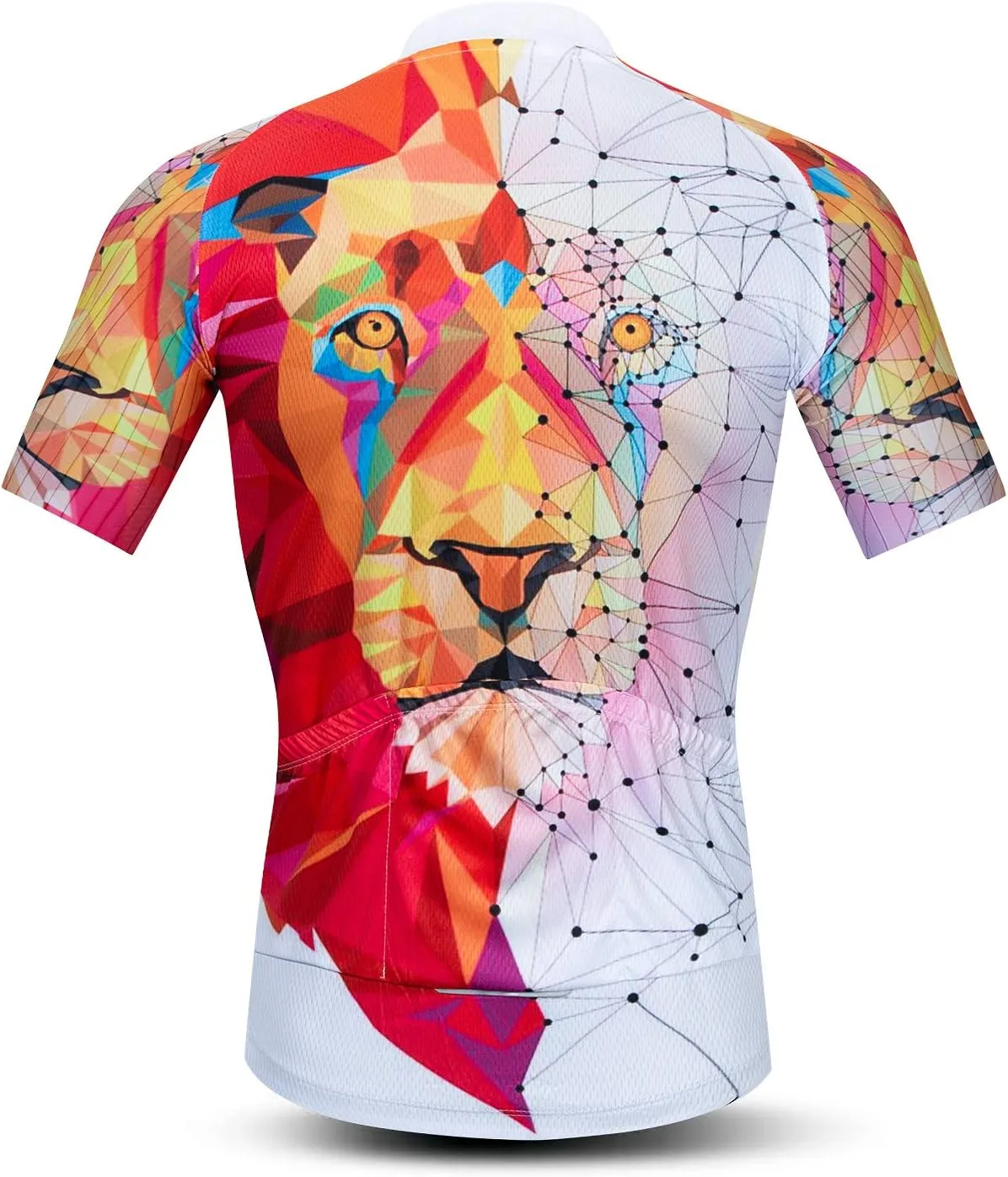 Mens Cycling Jersey Mens Bike Clothing Short Sleeve Pro MTB 3D Bicycle Shirts Tops Quick Dry,Pockets,Breathable