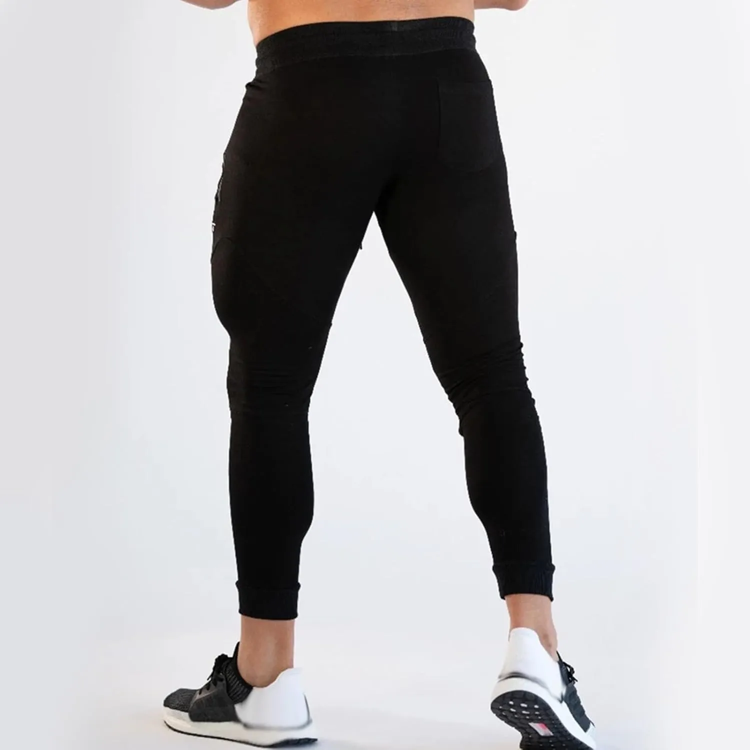 Mens Jogger Pants Slim Fit Elastic Waist Drawstring Sports Sweatpants Athletic Breathable Gym Running Pants