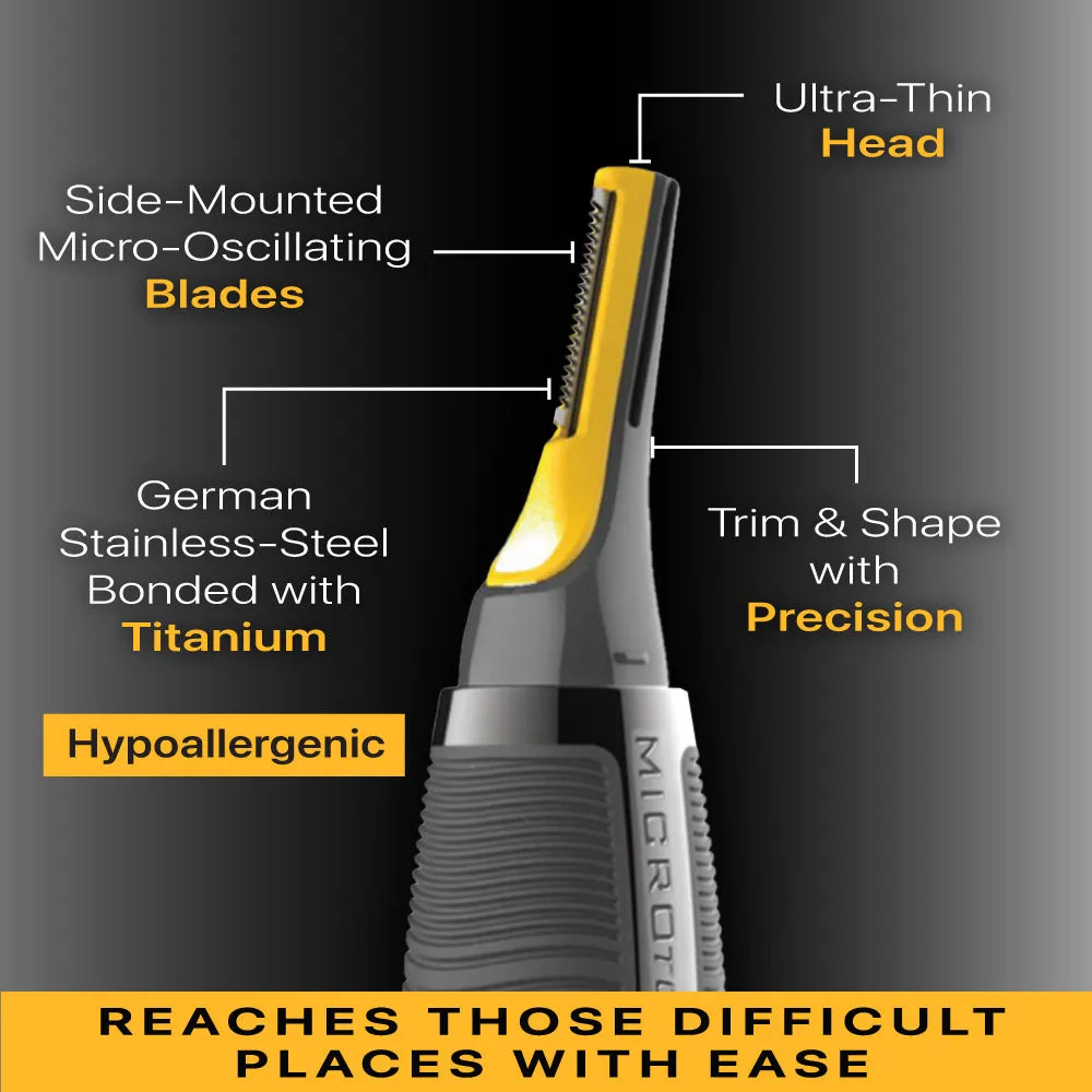 Microtouch Titanium Max Beard, Hair Removal & Precision Trimmer Tool