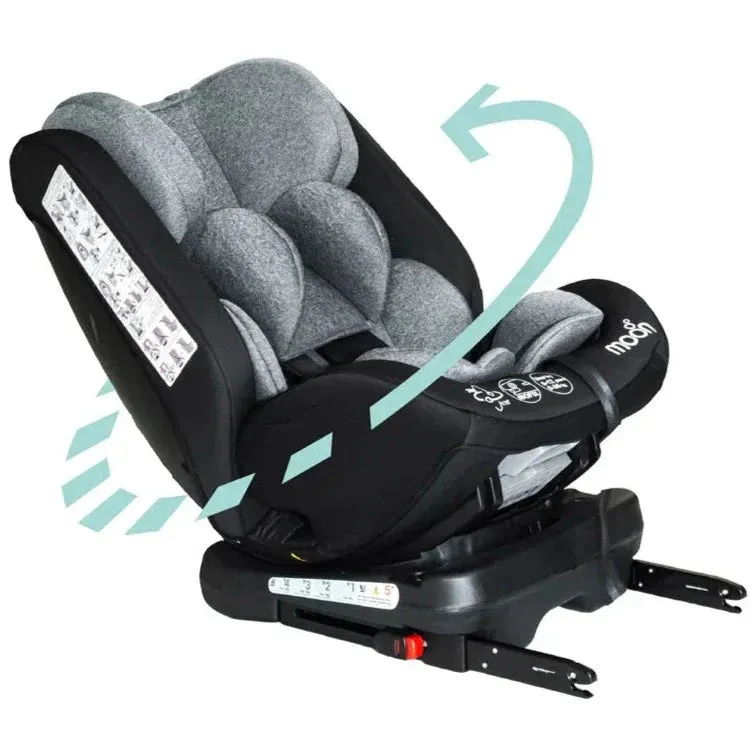 Moon - Rover -Baby/Infant Car Seat Group:(0 ,1,2,3) (0-12 Years) 360° Rotate - Black