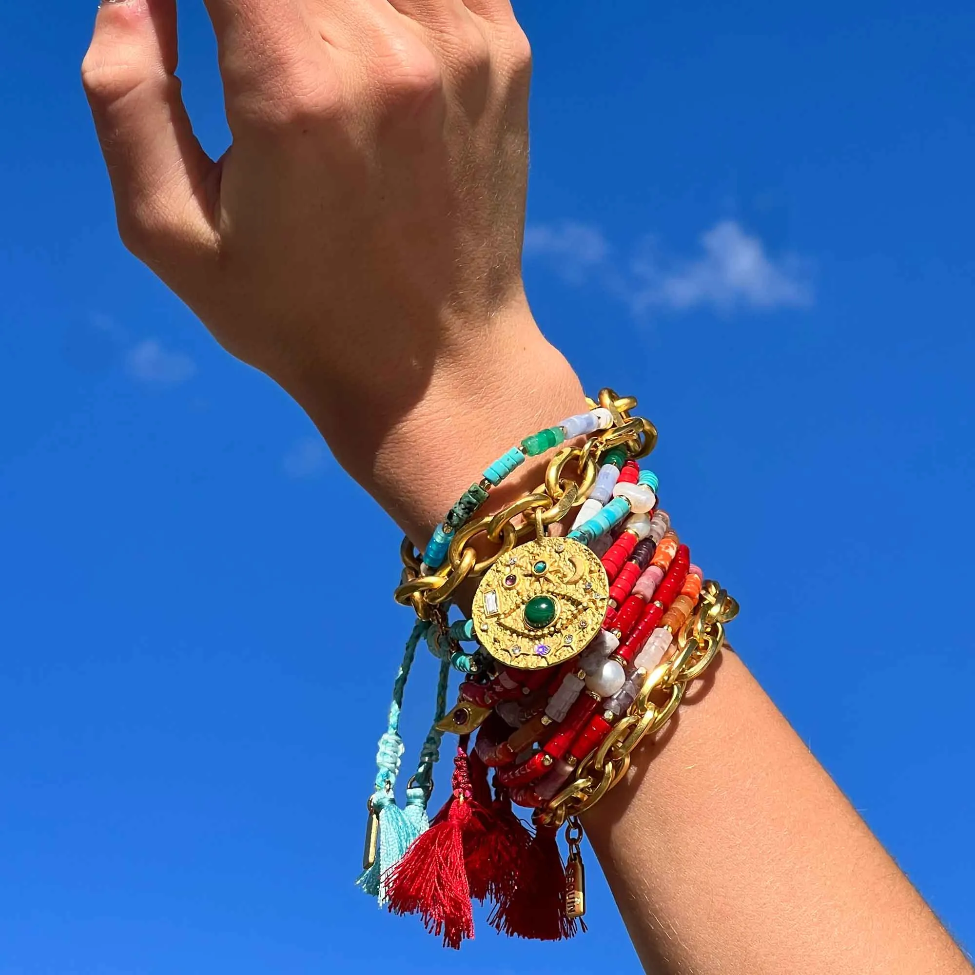 Mykonos Bracelet-Red