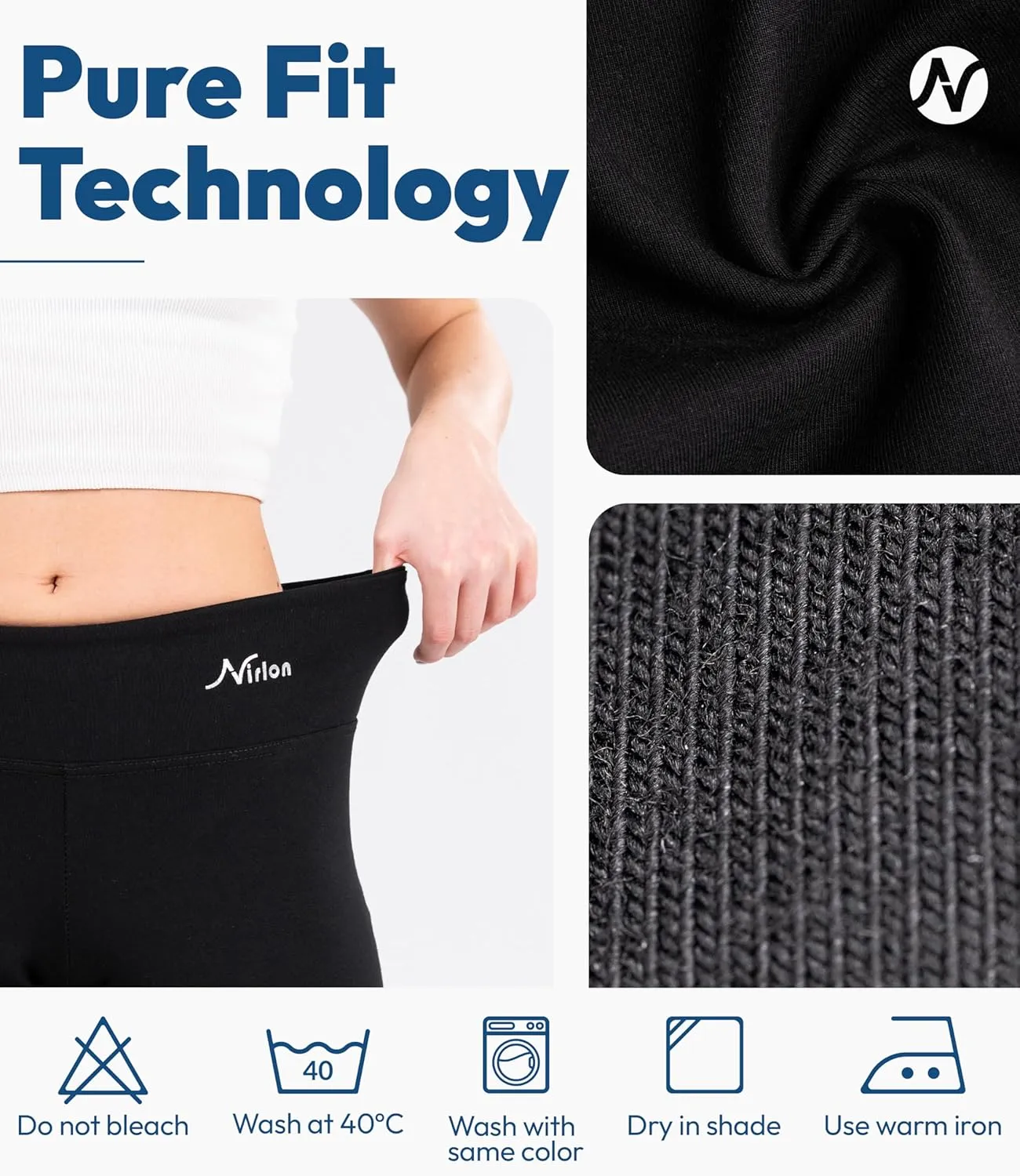 Nirlon Yoga Pants with Pockets - Yoga Pants with Pockets for Women Breathable Leggings with Pockets Regular & Plus Size Pants