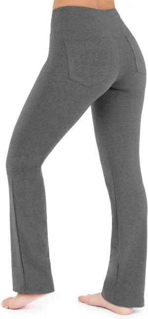 Nirlon Yoga Pants with Pockets - Yoga Pants with Pockets for Women Breathable Leggings with Pockets Regular & Plus Size Pants