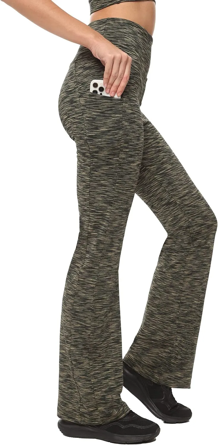Nirlon Yoga Pants with Pockets - Yoga Pants with Pockets for Women Breathable Leggings with Pockets Regular & Plus Size Pants