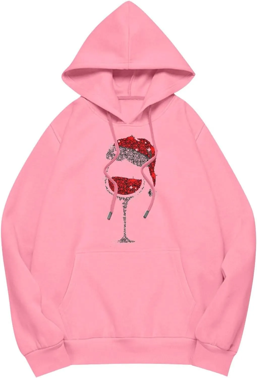 Oversized Hoodies For Women Plus Size Sweatshirt Trendy Pullover Long Sleeve Drawstring With Pockets Winter Clothes