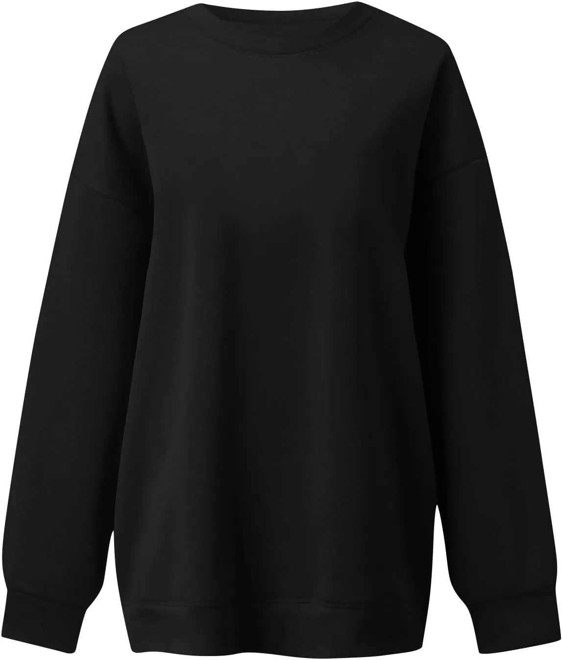 Oversized Sweatshirt for Women Comfy Long Sleeve Fleece Cute Crewneck Sweatshirts Pullover Trendy Preppy Y2K Hoodies
