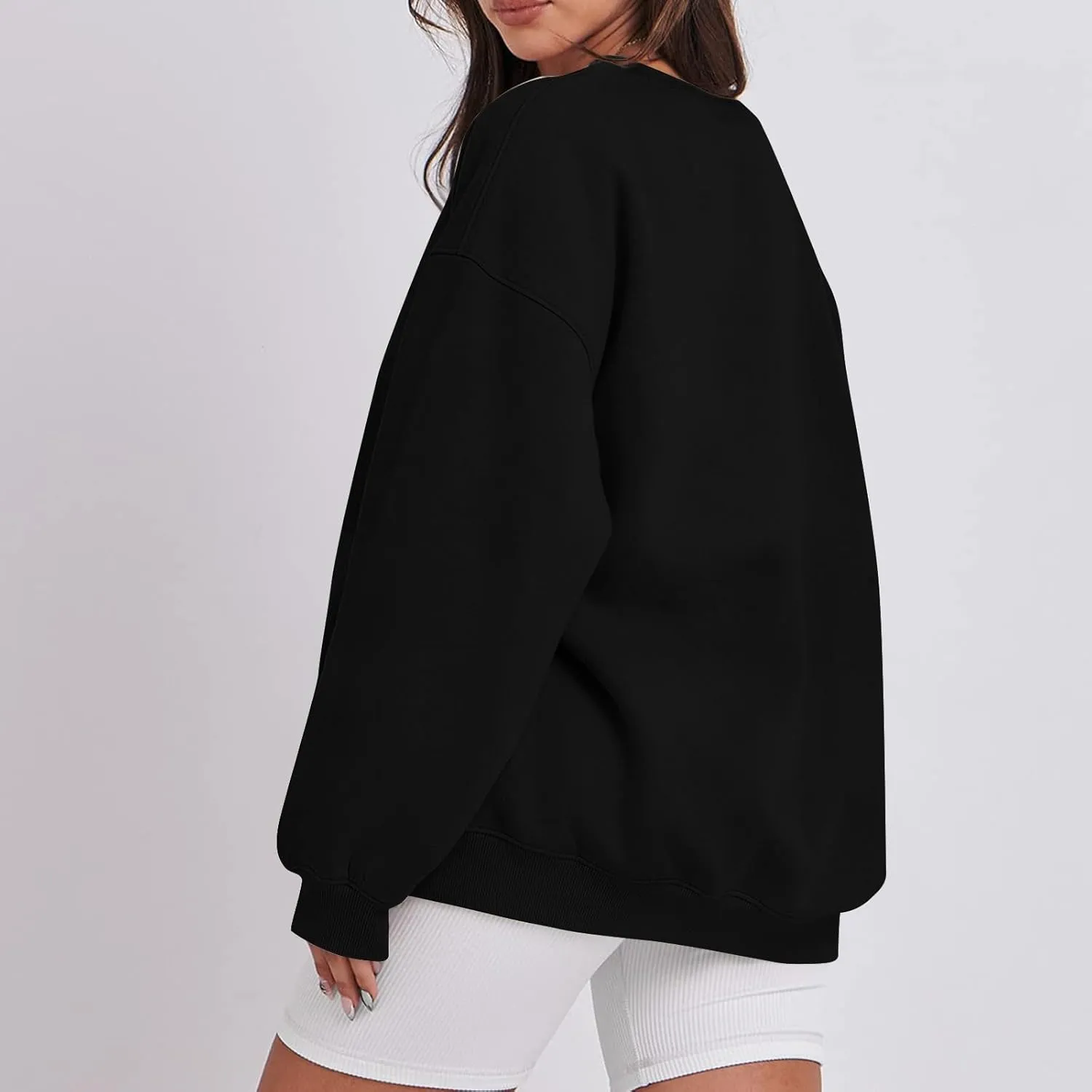 Oversized Sweatshirt for Women Comfy Long Sleeve Fleece Cute Crewneck Sweatshirts Pullover Trendy Preppy Y2K Hoodies