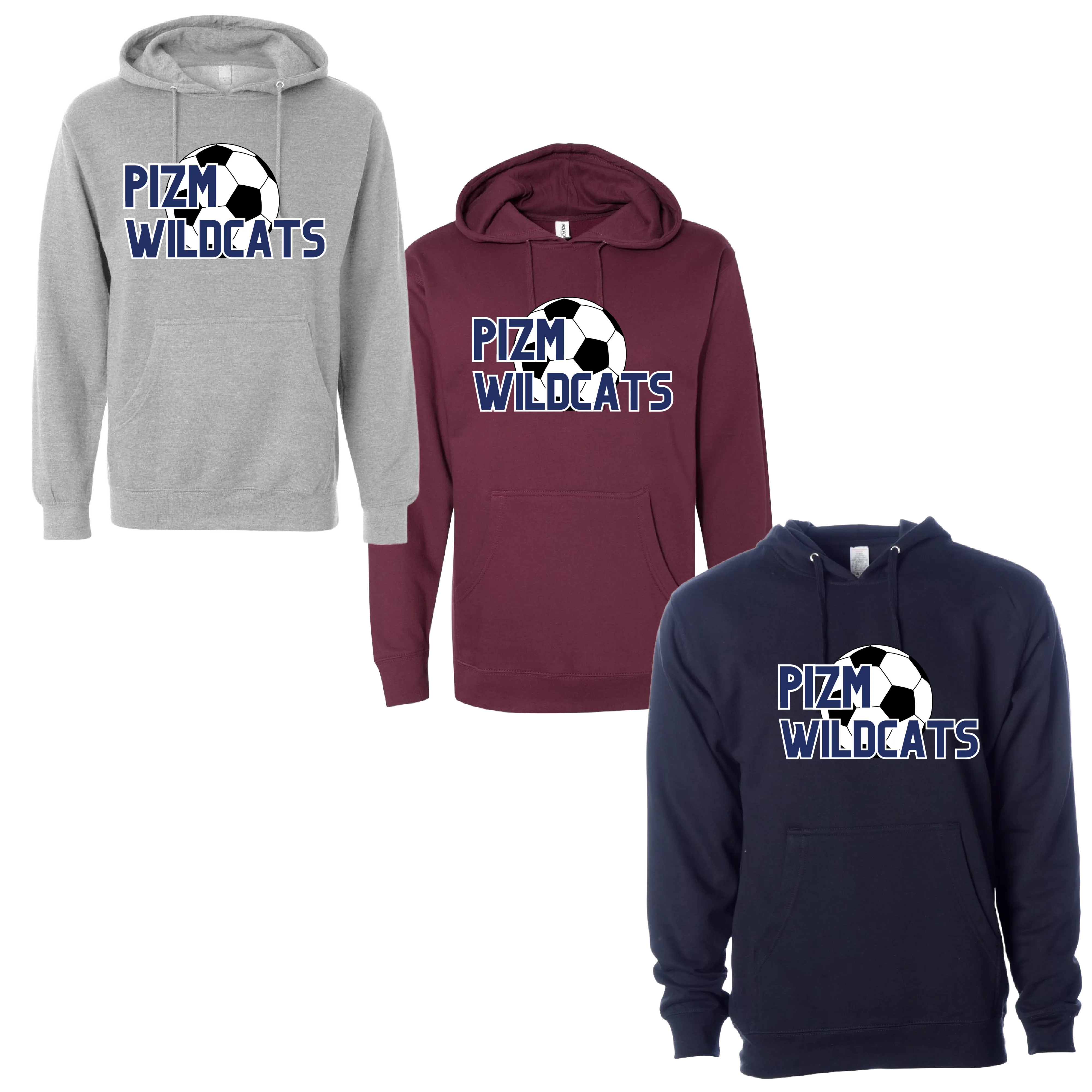 PIZM Wildcats Hoodie - Navy Ink