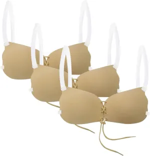 Placket Straps Strap Women Underwear Bra with Non-Slip Shoulder and Sexy Bridal Gown Garment Bag