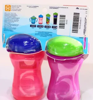 Playtex Baby Sipsters Stage 2 Spout Sippy Cup 9oz Assorted Colors, 2-Pack