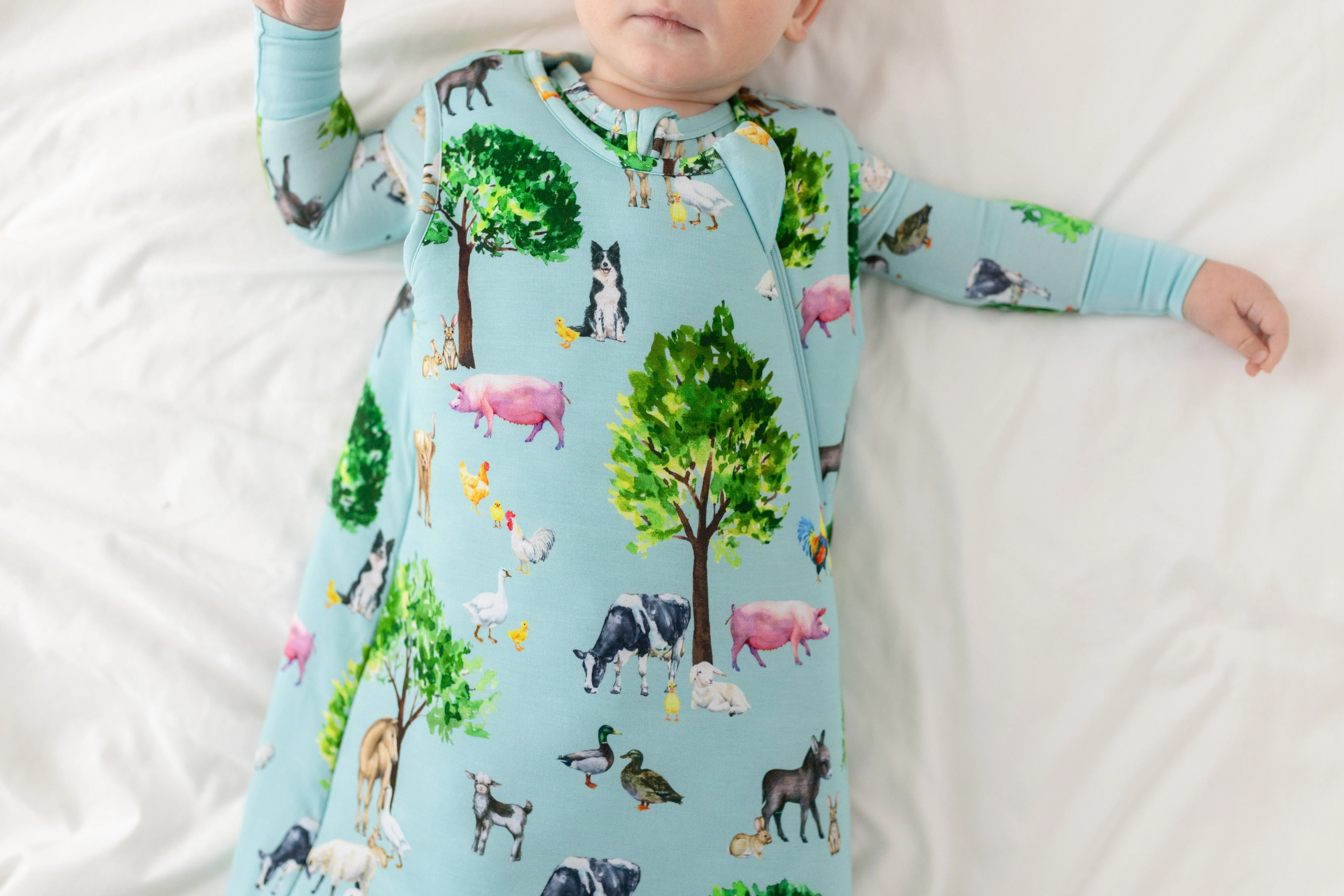 Posh Peanut Bamboo Sleep Bag - 1.0 TOG, UNISEX, Brayden Farm
