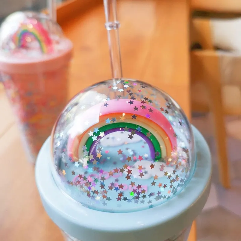 Rainbow Sprinkles Water Bottle