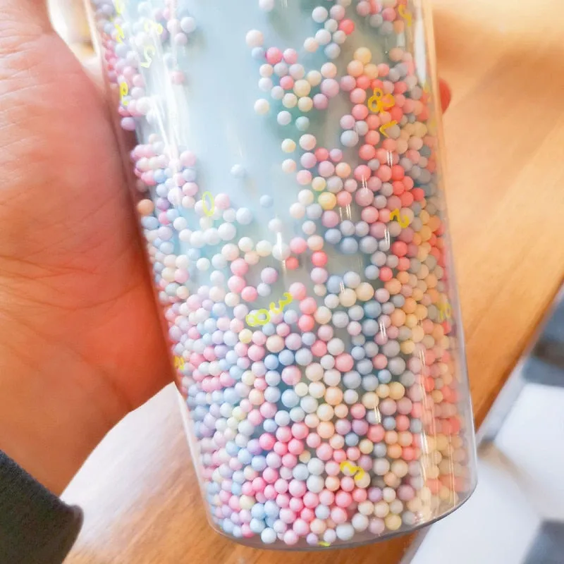 Rainbow Sprinkles Water Bottle