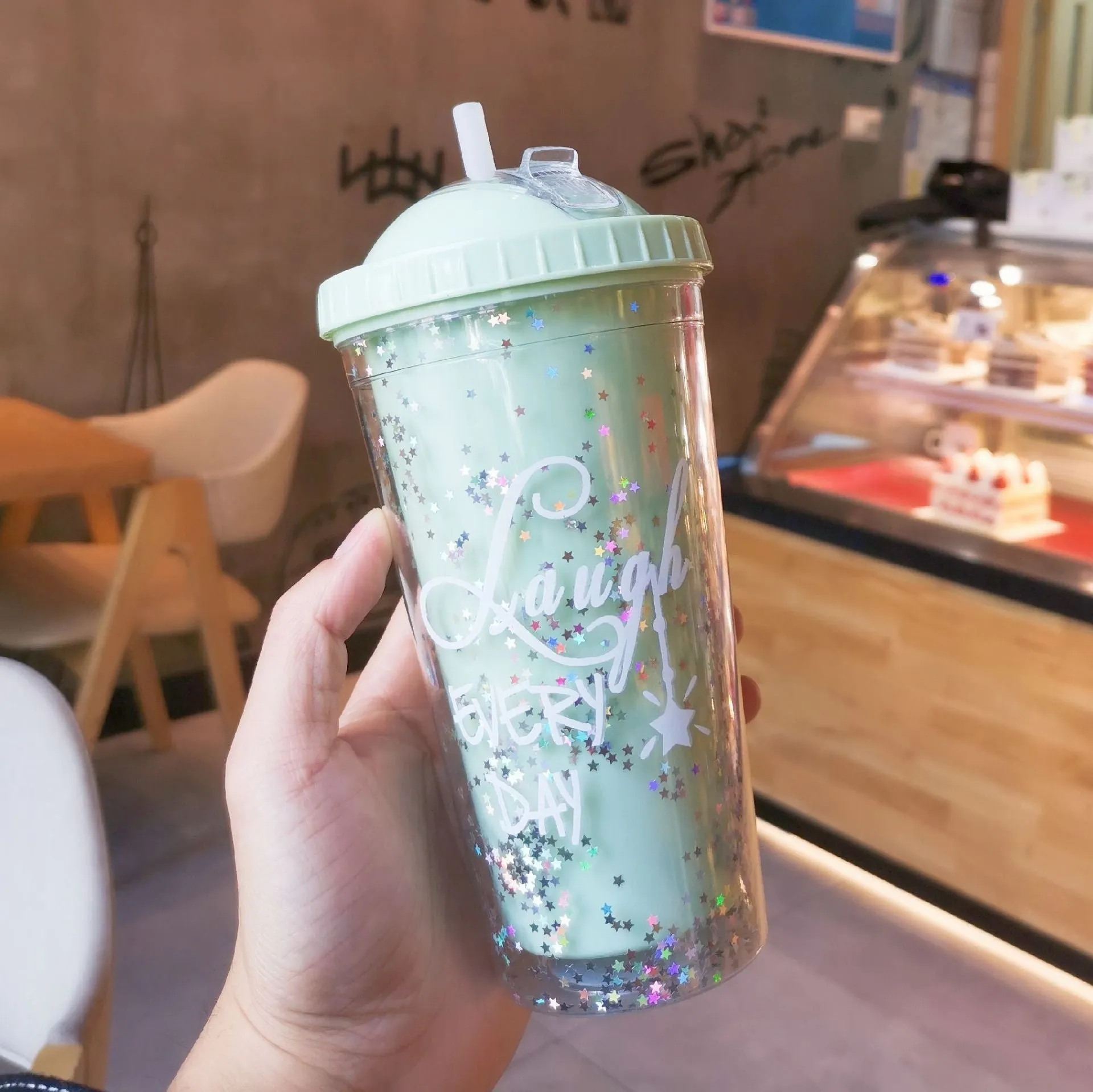 Rainbow Sprinkles Water Bottle
