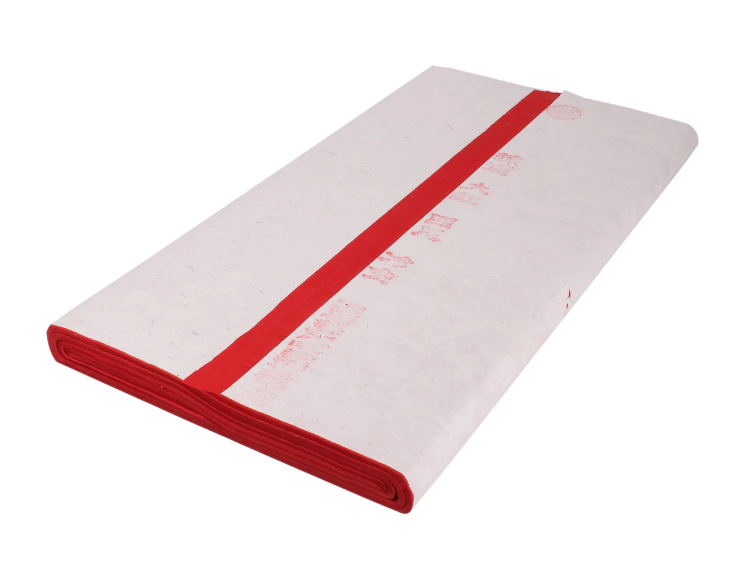 RED GOLDEN RAIN - Gold Speckled Shuen Decorative Paper