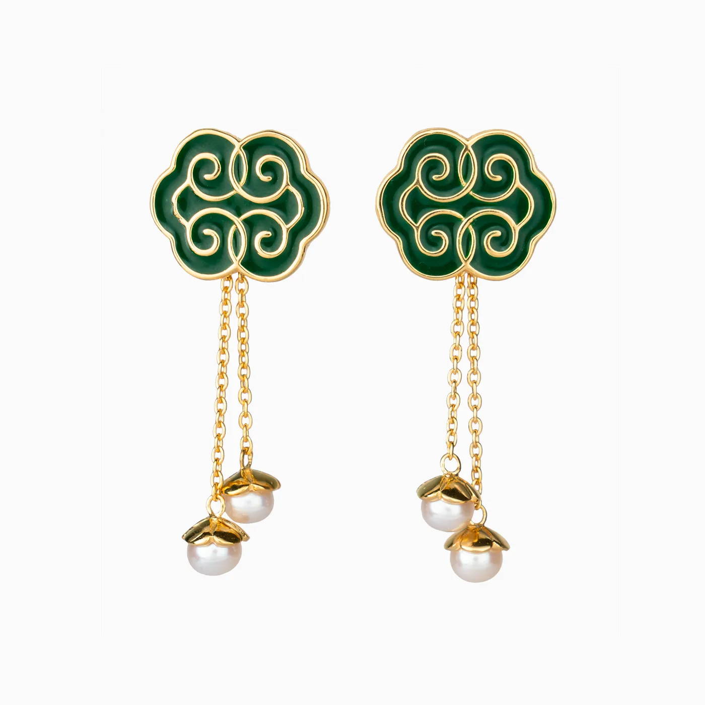 Ruyi Earrings & Necklace Set