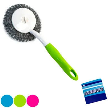 Scouring Brush Plastic Handle Wire Scrub
