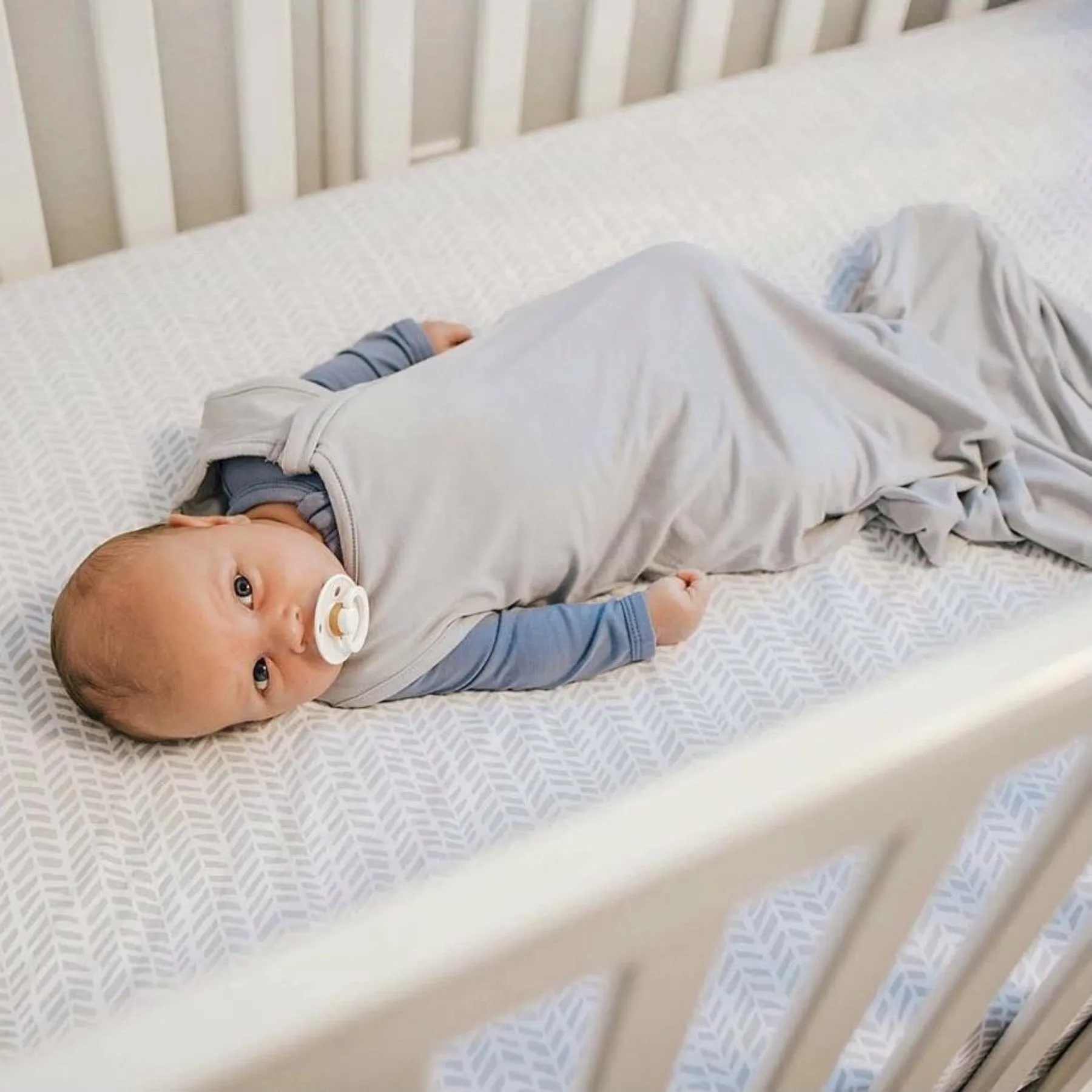 Solid Sleep Bag Tog 0.5 - Storm by Kyte Baby