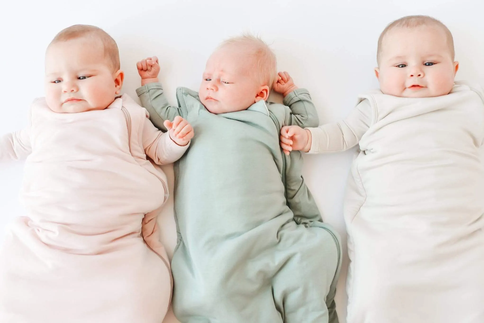 Solid Sleep Bag Tog 1.0 - Oat by Kyte Baby