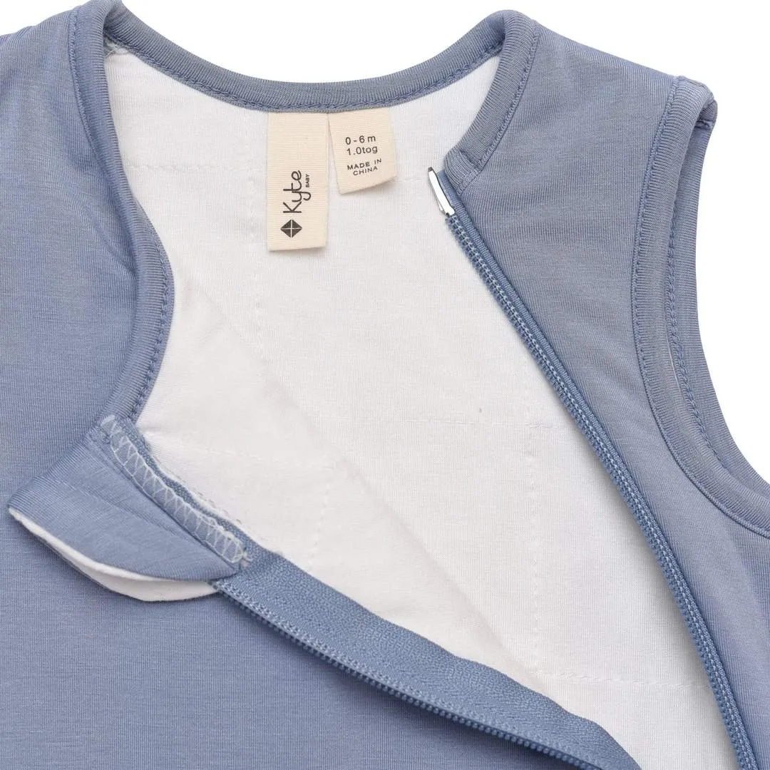Solid Sleep Bag Tog 1.0 - Slate by Kyte Baby