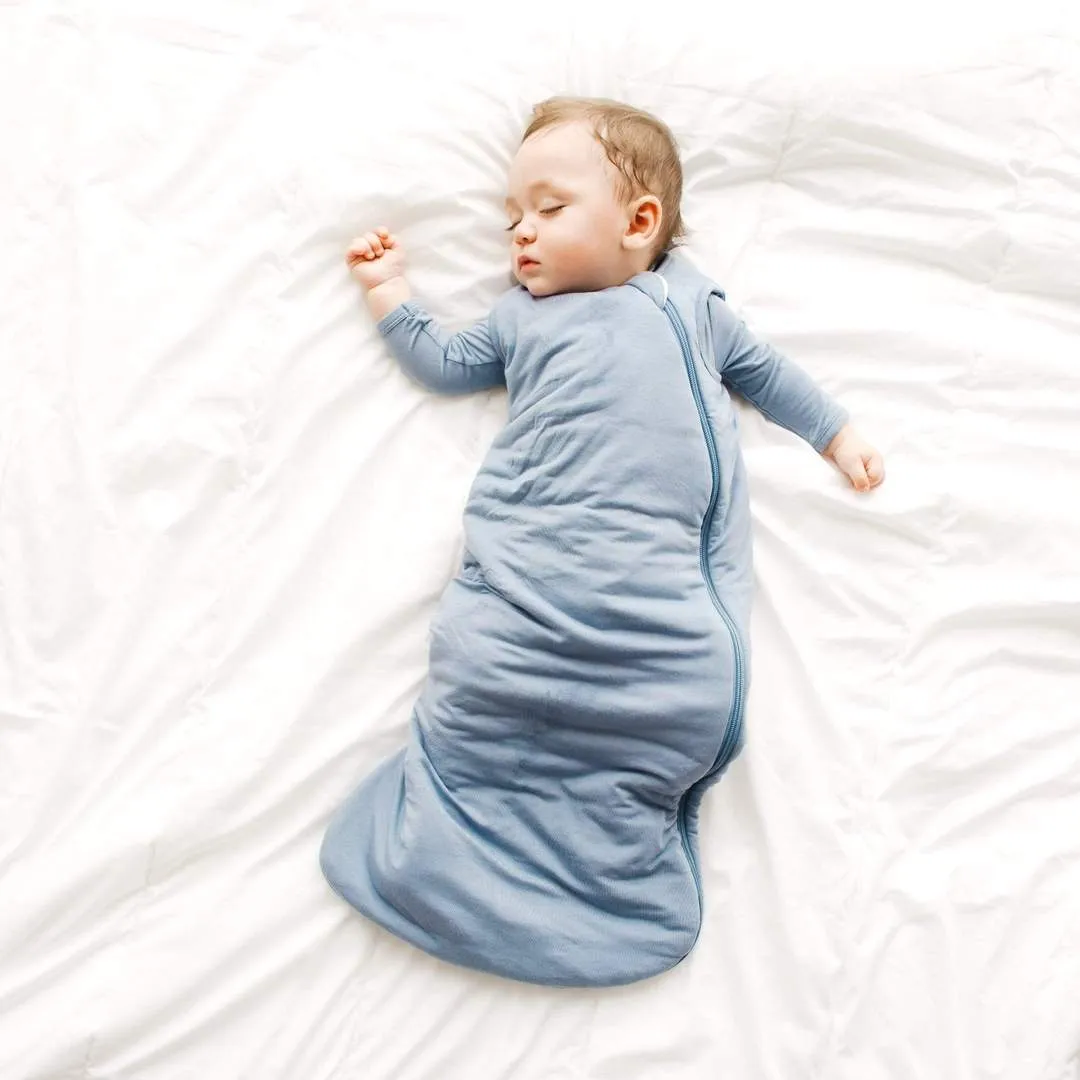 Solid Sleep Bag Tog 1.0 - Slate by Kyte Baby