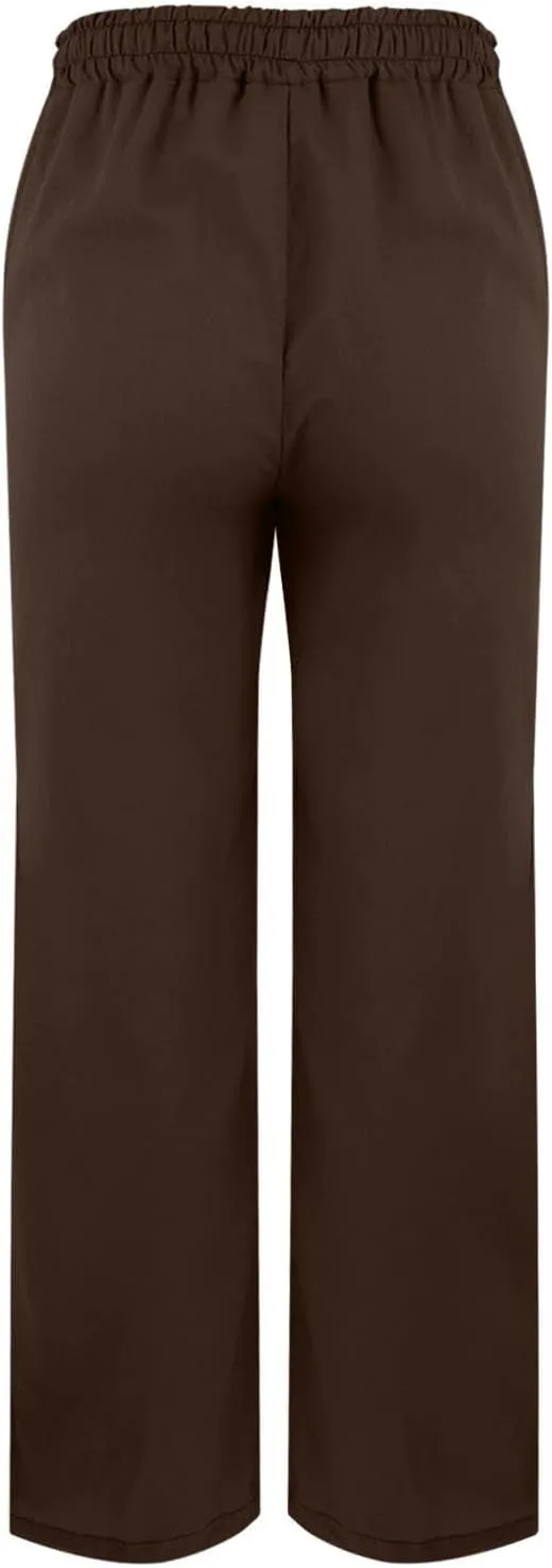Summer Pants for Women 2025 Casual Cotton Linen Pants Drawstring High Waist Beach Pants with Pockets Vacation Outfits